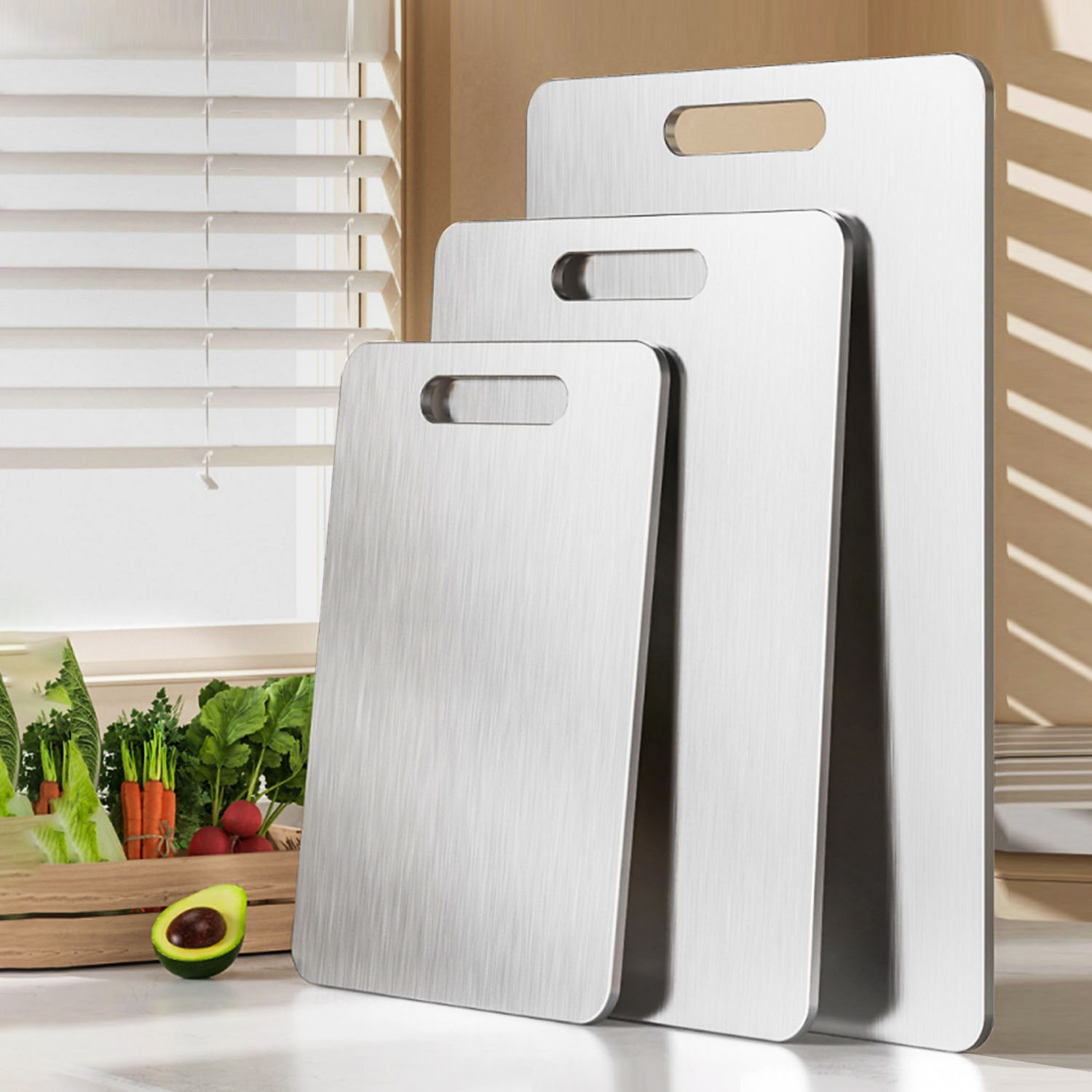 Camp Cutting Board - 1/1.2/1.5/2mm Thick Pure Titanium Chopping Board