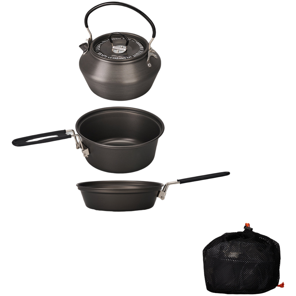 Camping Cooking Kettle - Lightweight Aluminum Alloy Camping Cookware Set