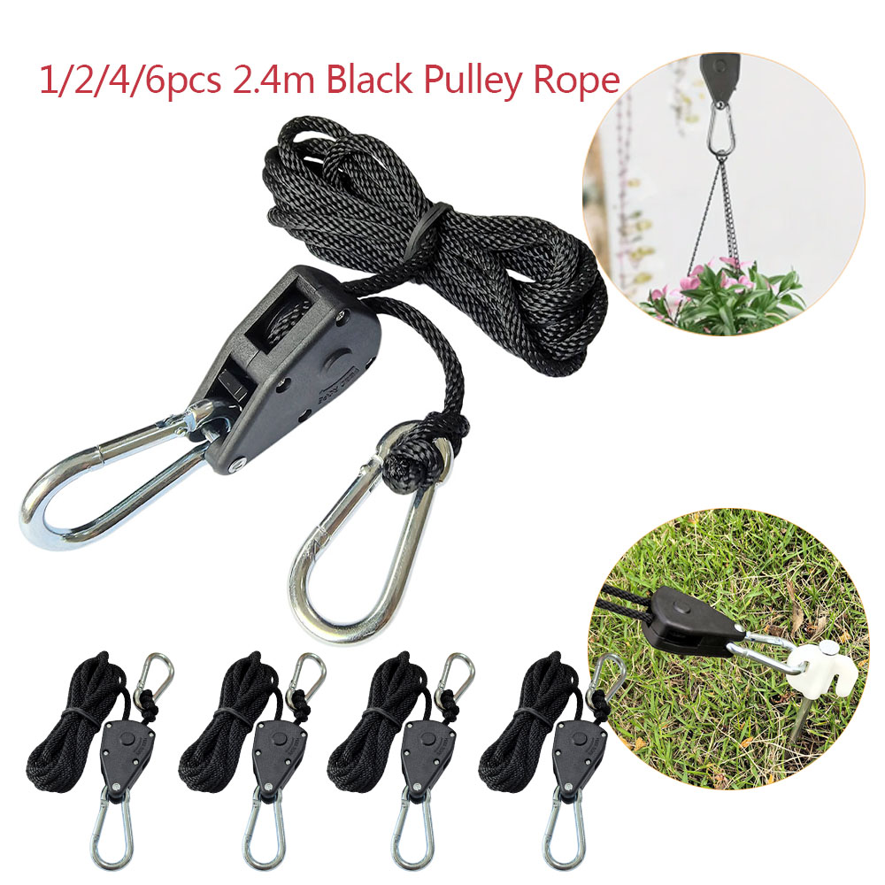 Camping Cooking Hanger - 2.4M Camping Tent Tie Down Rope