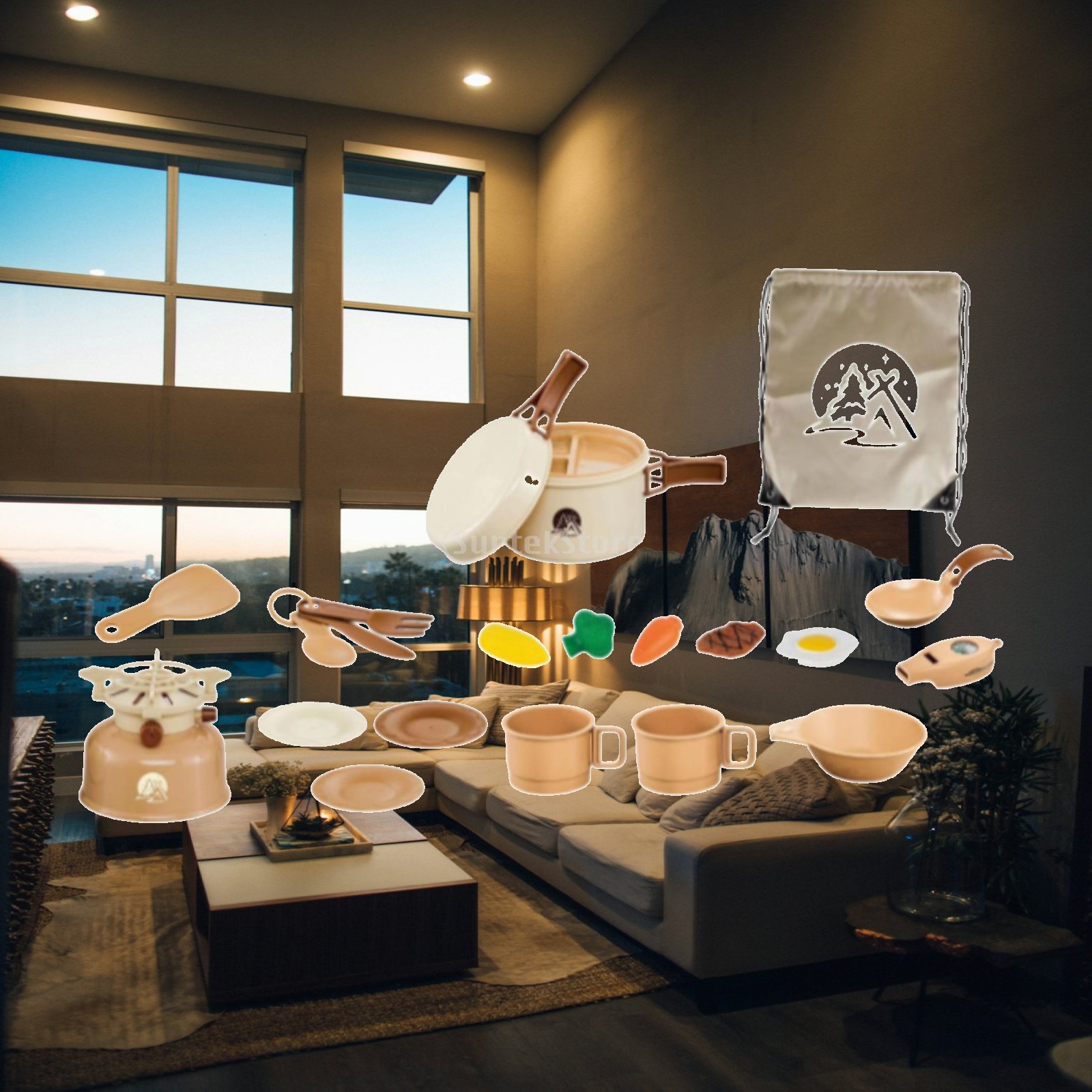 Camping Cooking Kids - 22 Pieces Kids Camping Cooking Set