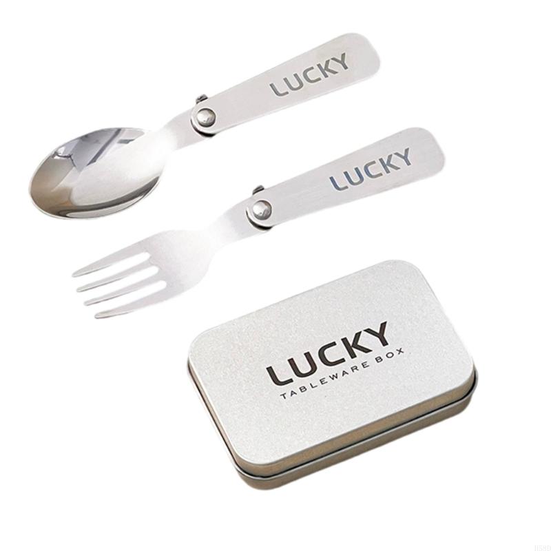 Folding Metal Camping Cutlery  - Camping Cooking Utensils Storage ulasan dan harga