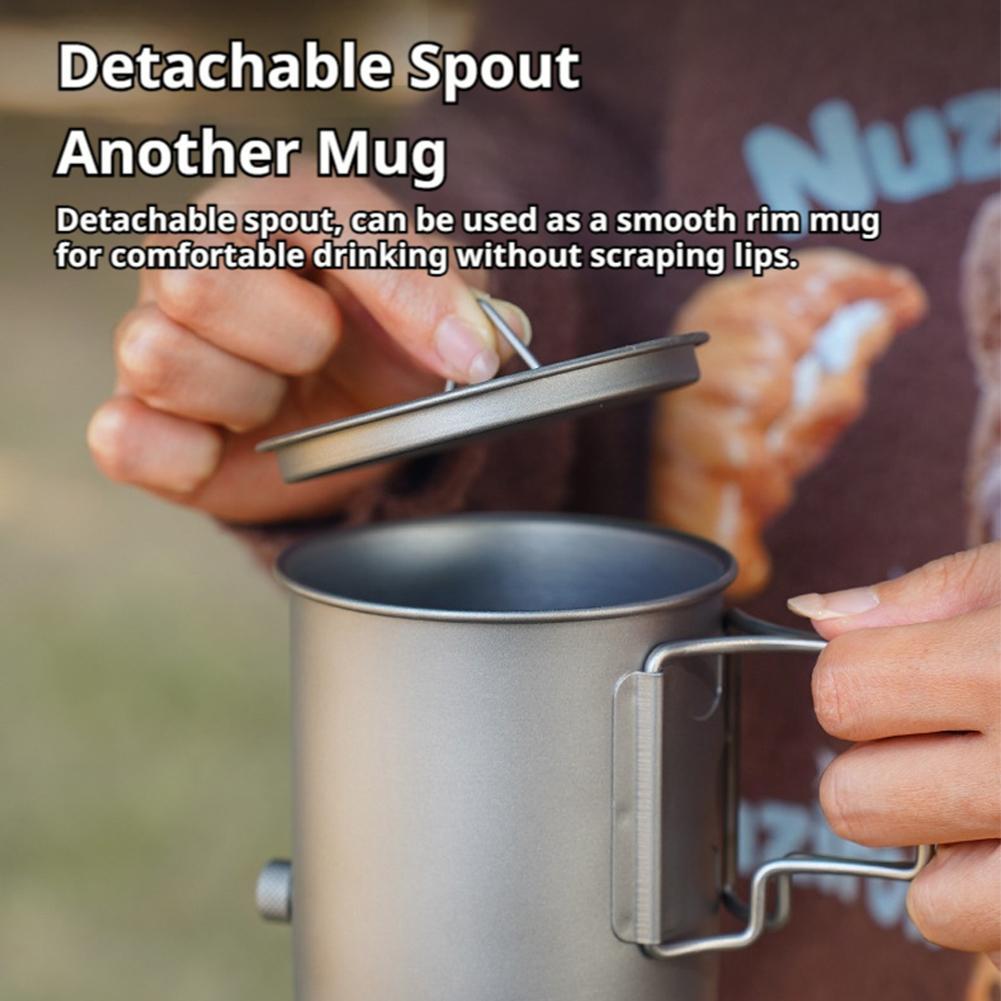 420ml Lightweight Titanium Cof - Camping Cooking Set Lightweight ulasan dan harga