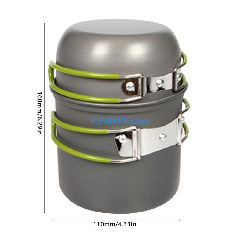G6DE Camping Cookware Kits Fol - Camping Cooking Easy ulasan dan harga