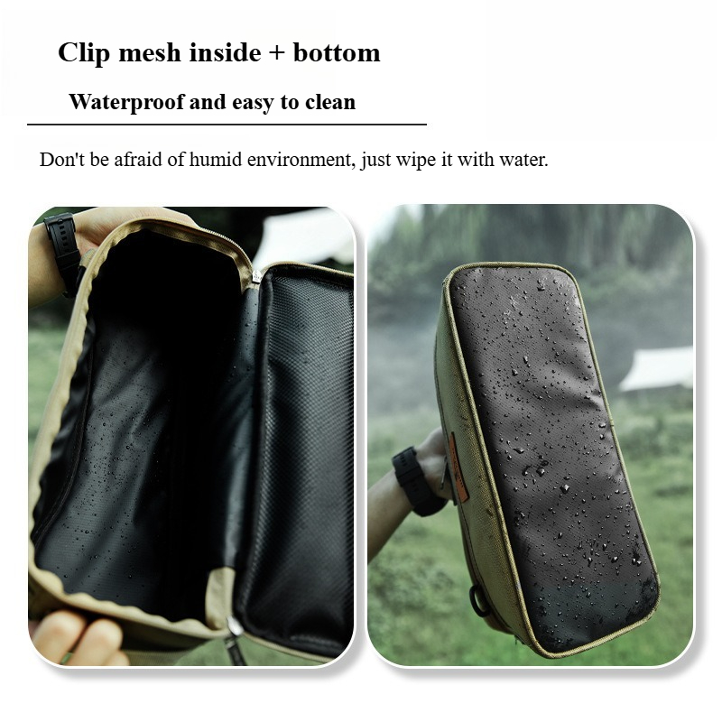 Khaki Outdoor Camping Storage  - Camping Cooking Utensils Storage ulasan dan harga