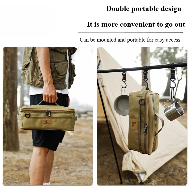 Khaki Outdoor Camping Storage  - Camping Cooking Utensils Storage ulasan dan harga