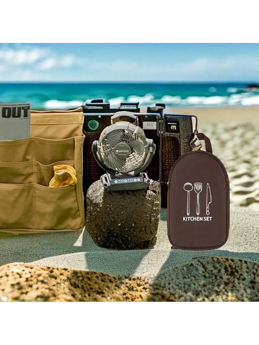 Outdoor Camping Cookware Stora - Camping Cooking Utensils Storage ulasan dan harga