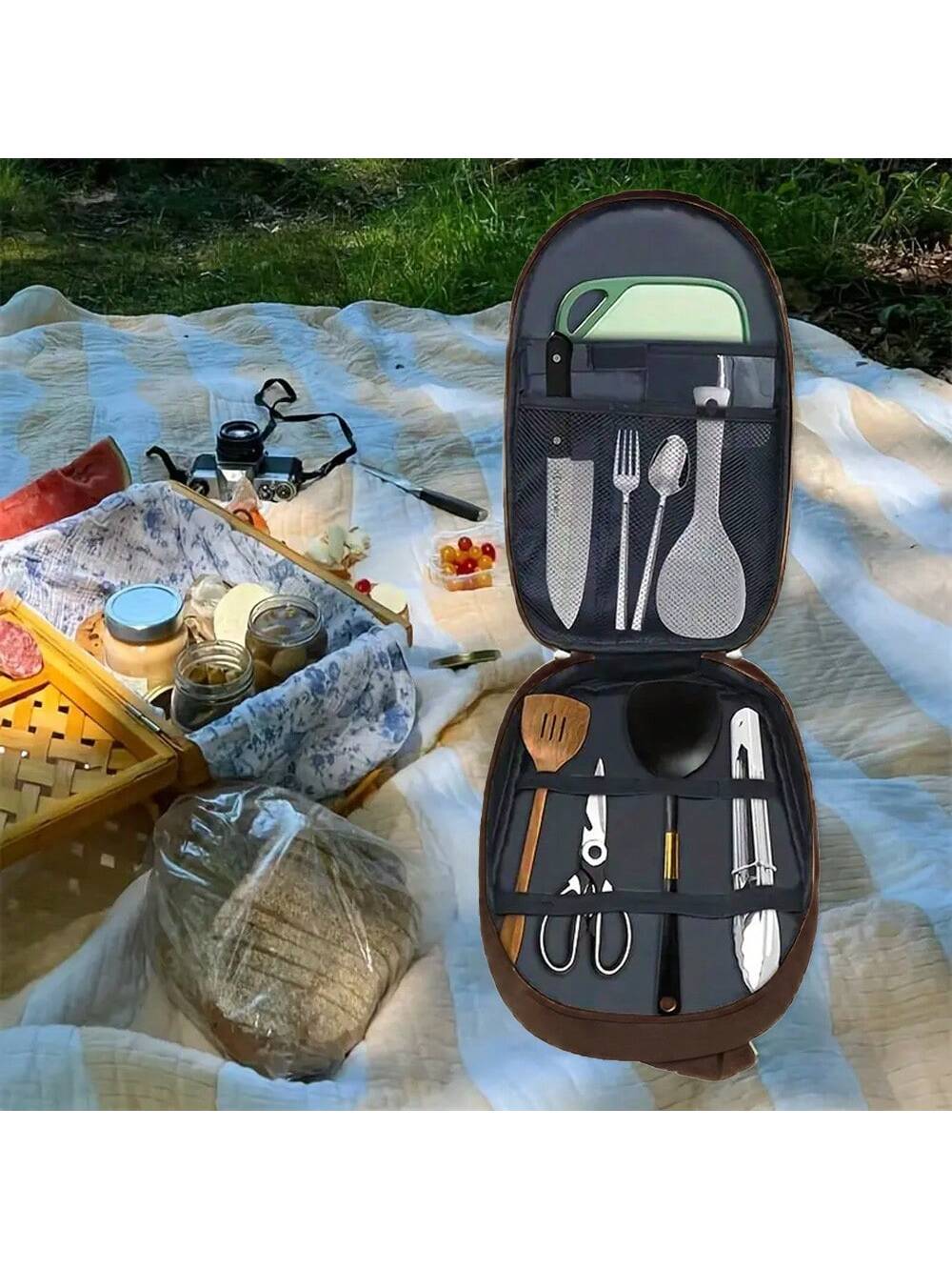 Outdoor Camping Cookware Stora - Camping Cooking Utensils Storage ulasan dan harga