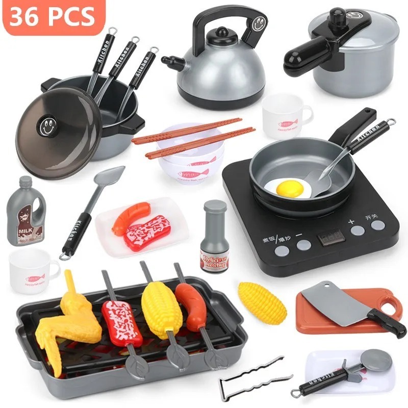 Kids Kitchen Toy Set Toddler P - Camping Cooking Kids ulasan dan harga