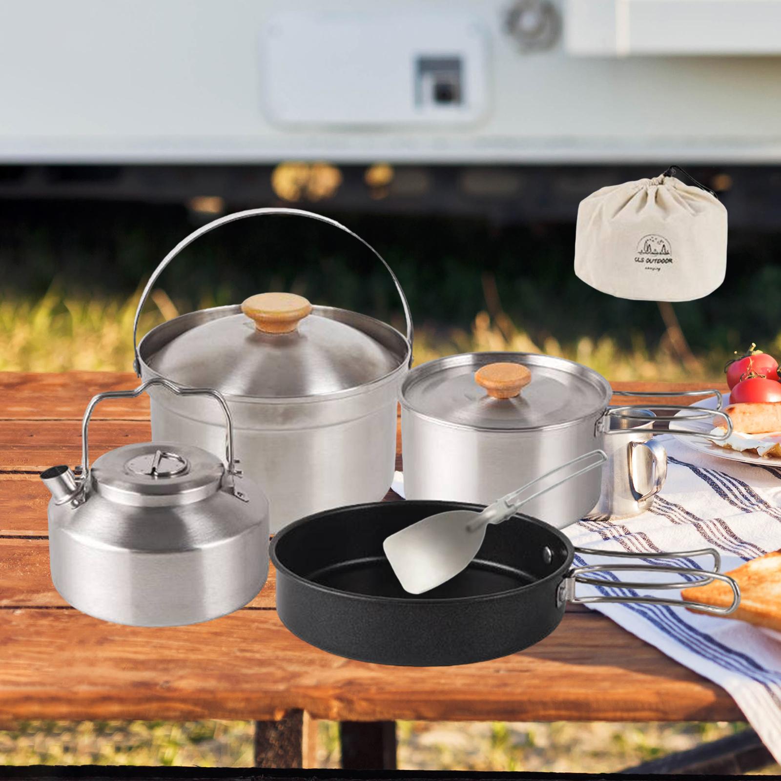 Camping Cookware Cook Gear Por - Camping Cooking Kettle ulasan dan harga