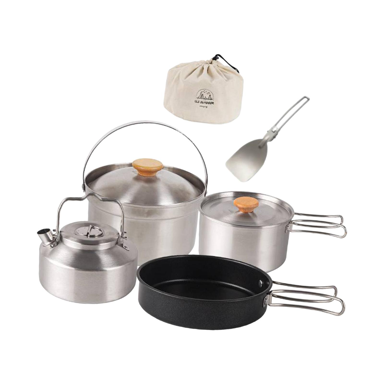 Camping Cookware Cook Gear Por - Camping Cooking Kettle ulasan dan harga