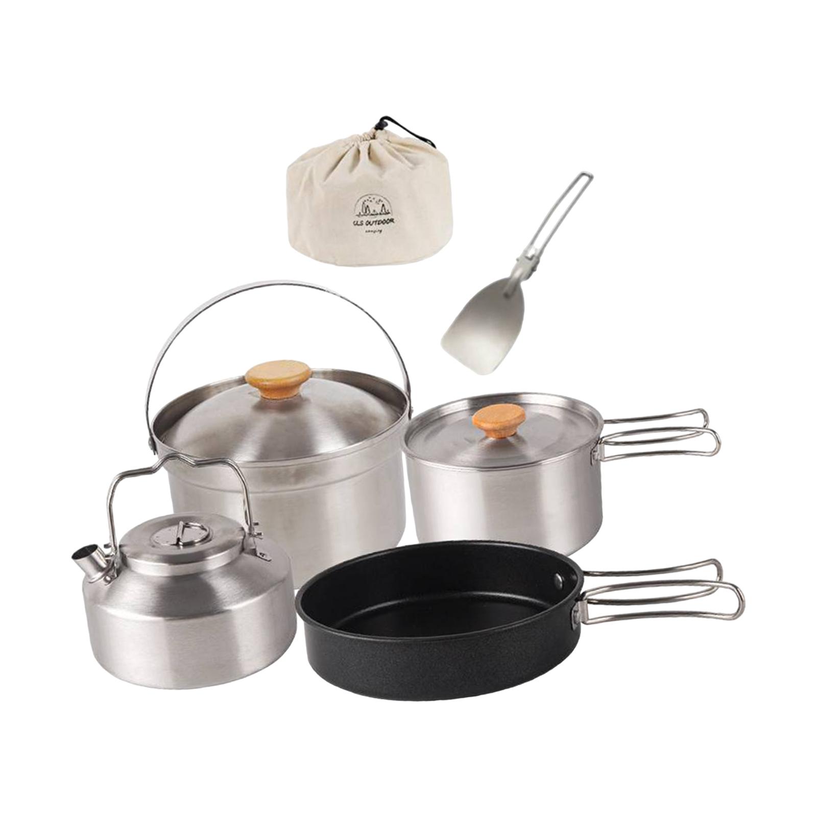 Camping Cookware Cook Gear Por - Camping Cooking Kettle ulasan dan harga