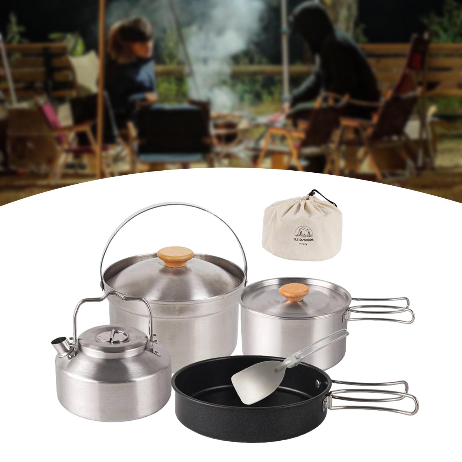 Camping Cookware Cook Gear Por - Camping Cooking Kettle ulasan dan harga