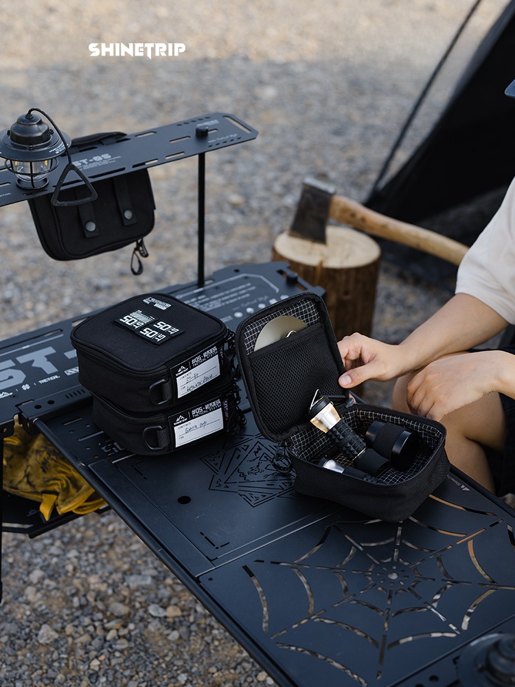 ShineTrip Outdoor Camping Equi - Camping Cooking Utensils Storage ulasan dan harga