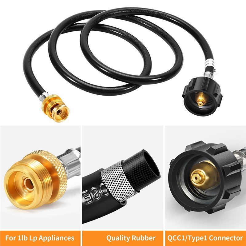 QCC Propane Tanks Adapter Hose - Camping Cooking Easy ulasan dan harga