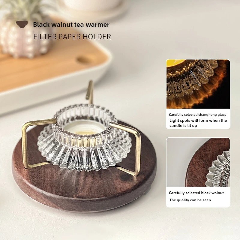 Black Walnut Candle Tea Warmer - Camping Cooking Kettle ulasan dan harga
