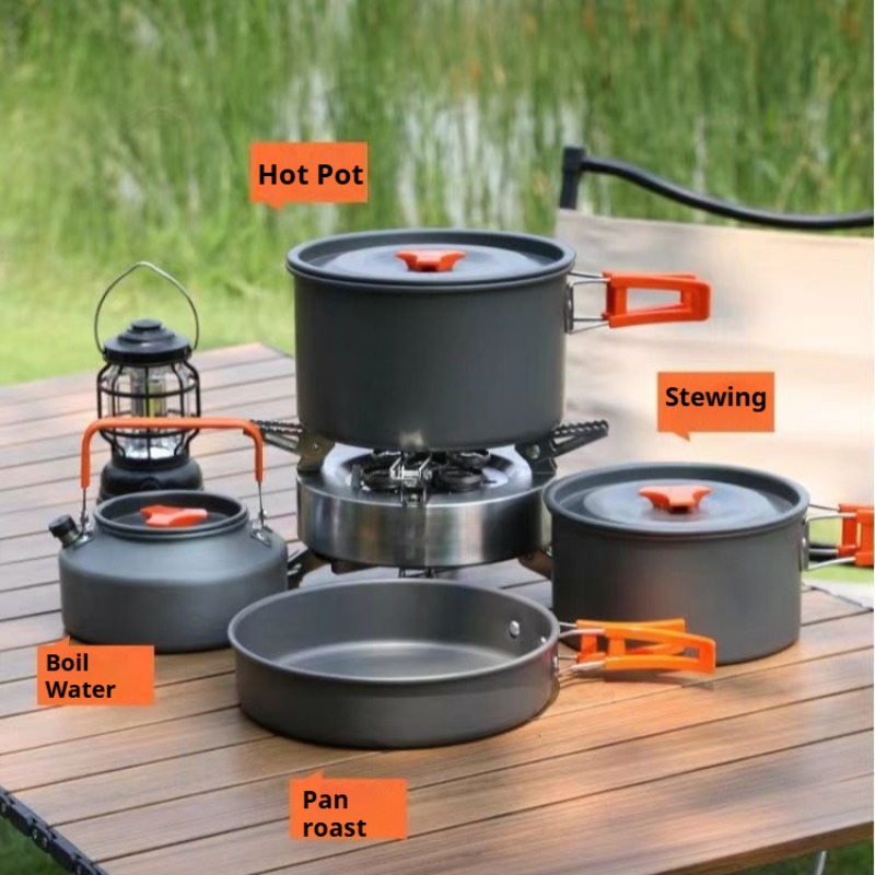 Portable Large Capacity Pot Co - Camping Cooking Easy ulasan dan harga