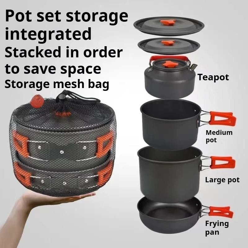 Portable Large Capacity Pot Co - Camping Cooking Easy ulasan dan harga