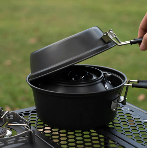 Lightweight Aluminum Alloy Cam - Camping Cooking Kettle ulasan dan harga