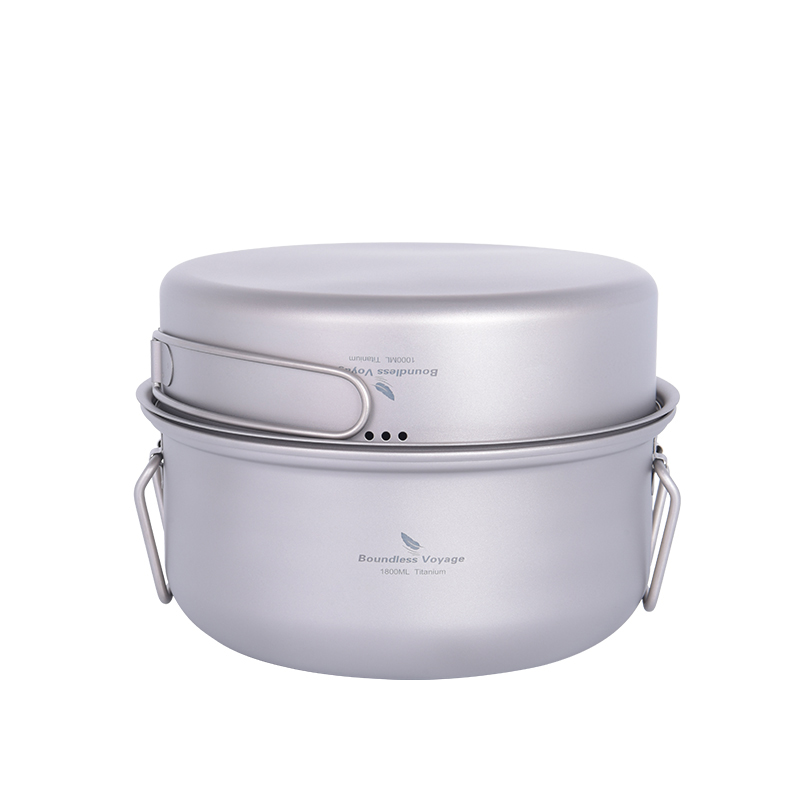 Boundless Voyage Titanium Stea - Camping Cooking Pan ulasan dan harga