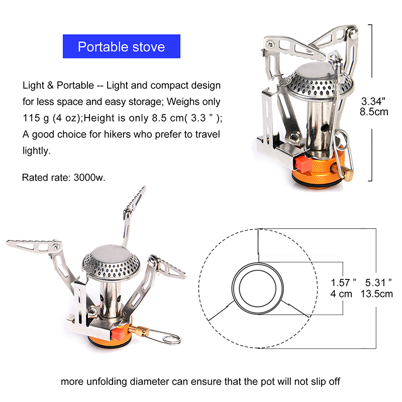 Widesea One-Piece Gas Stove 35 - Camping Cooking Easy ulasan dan harga