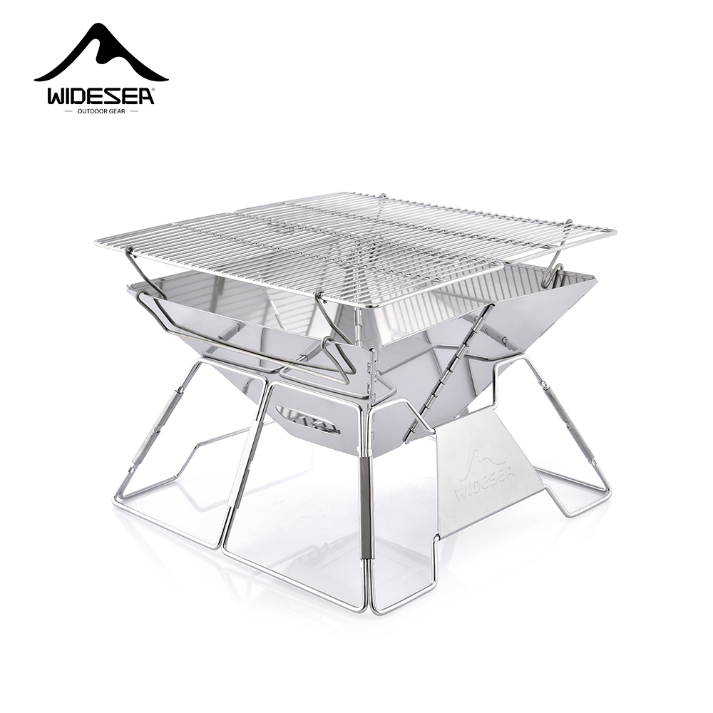 Widesea Windproof Wood-Burning - Camping Cooking Meat ulasan dan harga