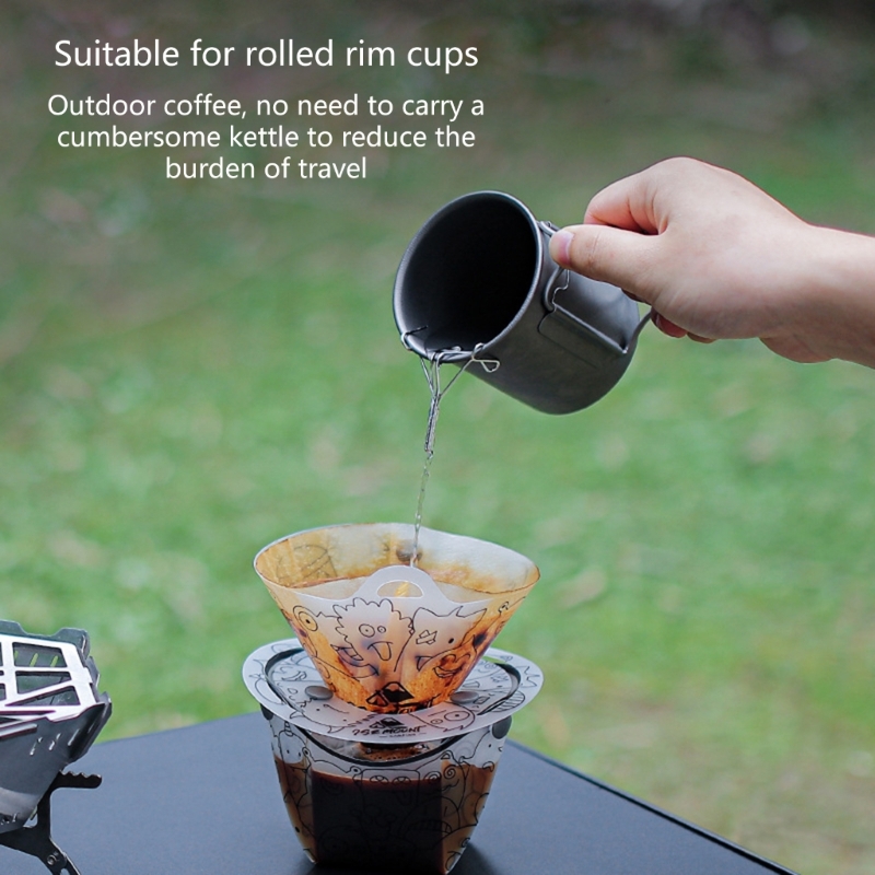 1PC Hand Brewed Coffee Teapot  - Camping Cooking Kettle ulasan dan harga