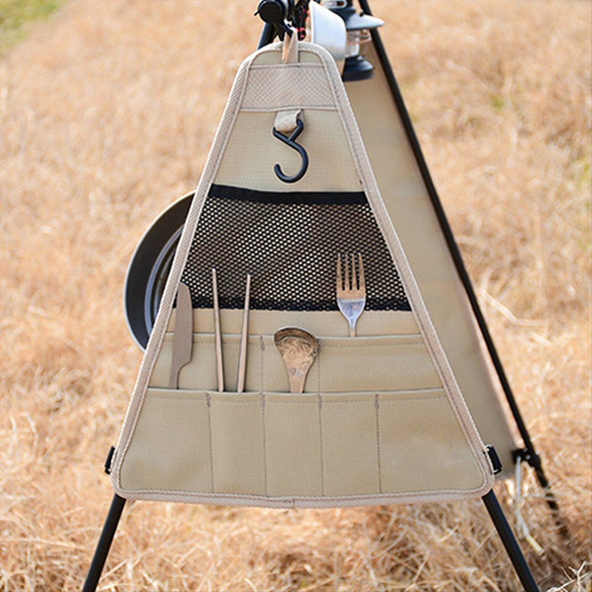 Fits for Portable Camping Kitc - Camping Cooking Utensils Storage ulasan dan harga