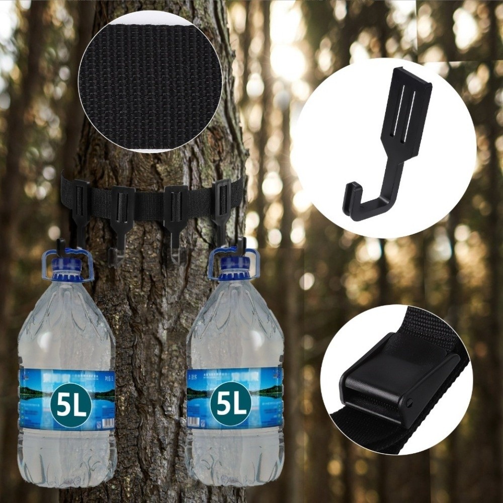Durable Adjustable Tree Hook S - Camping Cooking Hanger ulasan dan harga
