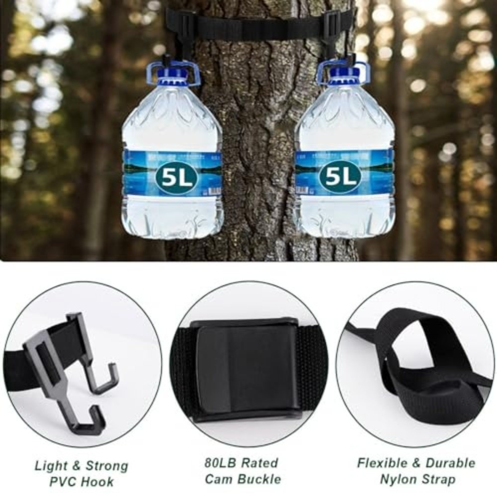 Durable Adjustable Tree Hook S - Camping Cooking Hanger ulasan dan harga