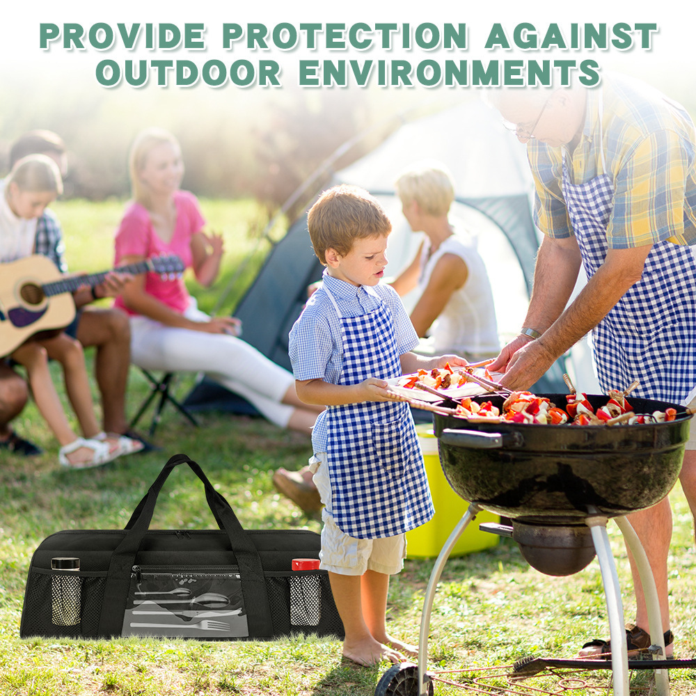 Durable Barbecue Utensils Stor - Camping Cooking Utensils Storage ulasan dan harga