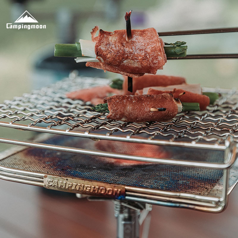 CAMPINGMOON Outdoor Camping 30 - Camping Cooking Meat ulasan dan harga