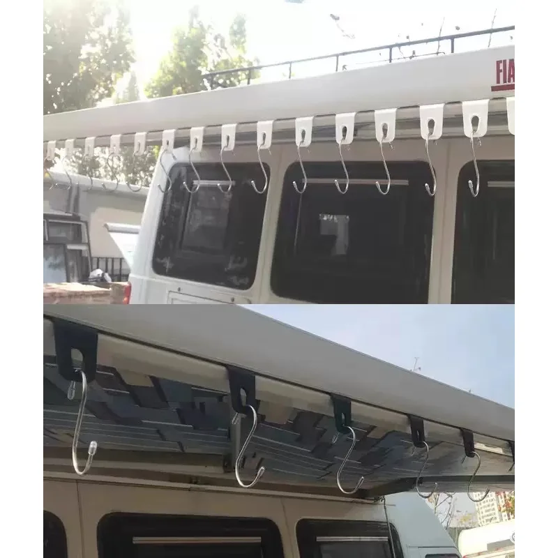 10Pcs Awning Hooks Sturdy Univ - Camping Cooking Hanger ulasan dan harga