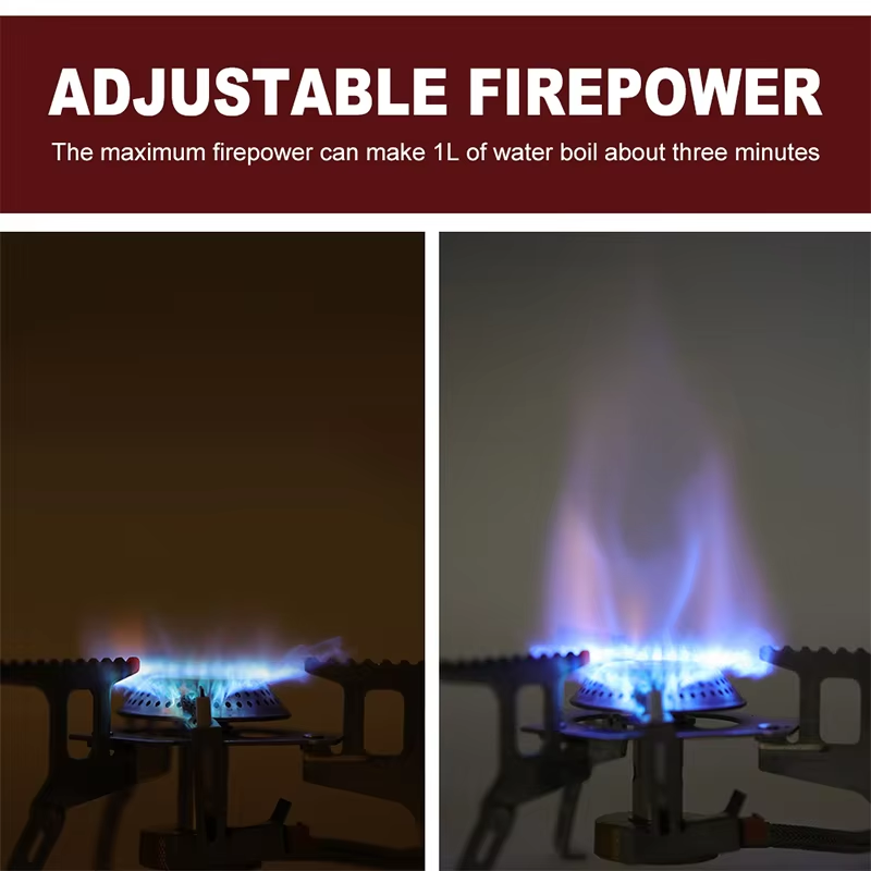Portable 3-Burner Gas Stove, F - Camping Cooking Easy ulasan dan harga