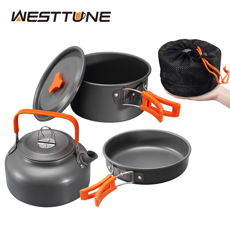 WESTTUNE Camping Cookware Kit  - Camping Cooking Accessories ulasan dan harga
