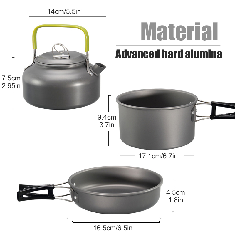 WESTTUNE Camping Cookware Kit  - Camping Cooking Accessories ulasan dan harga