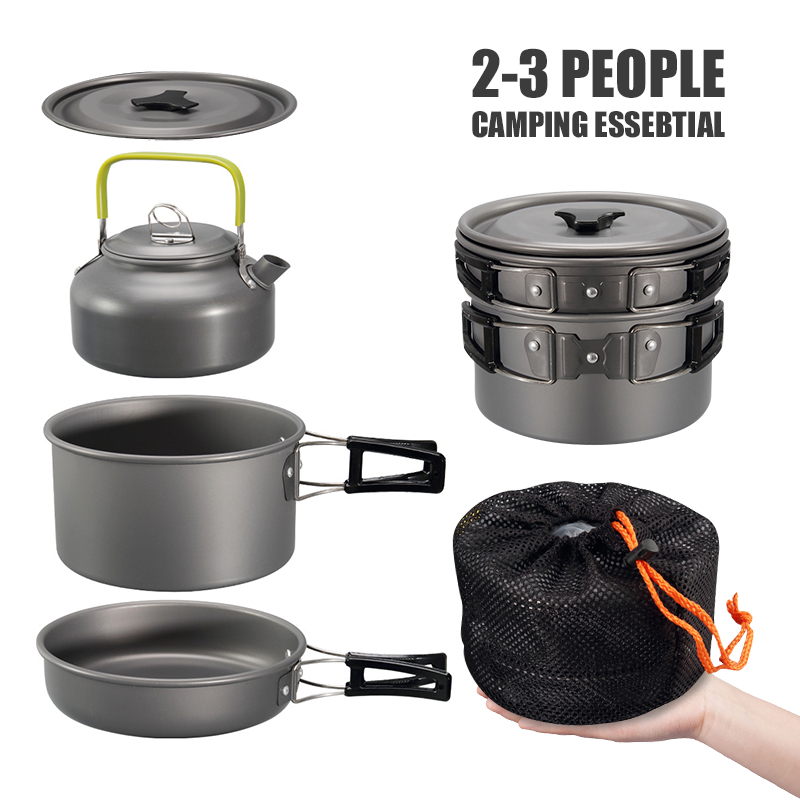 WESTTUNE Camping Cookware Kit  - Camping Cooking Accessories ulasan dan harga