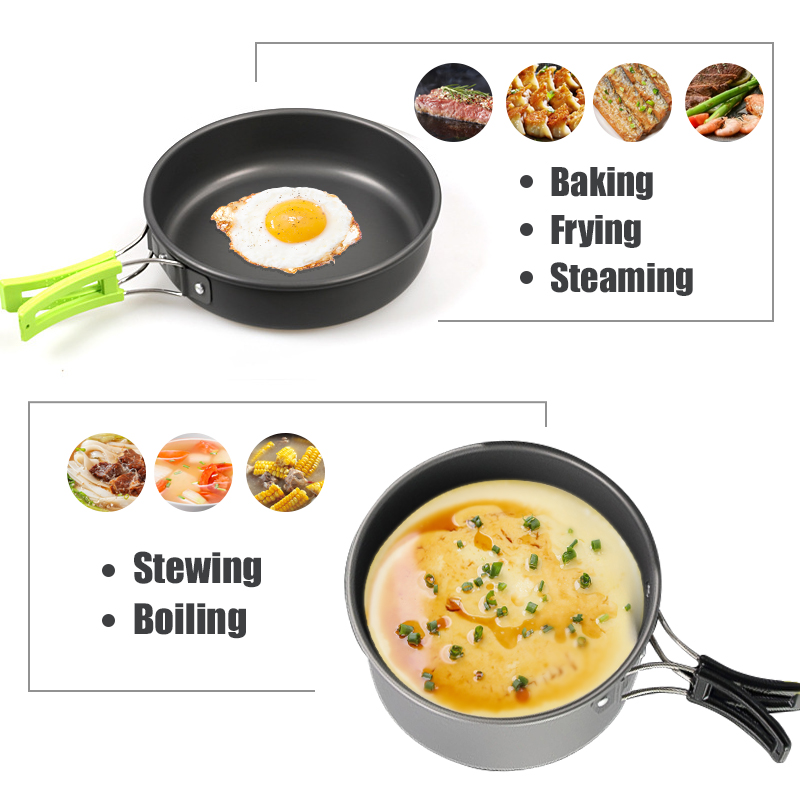 WESTTUNE Camping Cookware Kit  - Camping Cooking Accessories ulasan dan harga