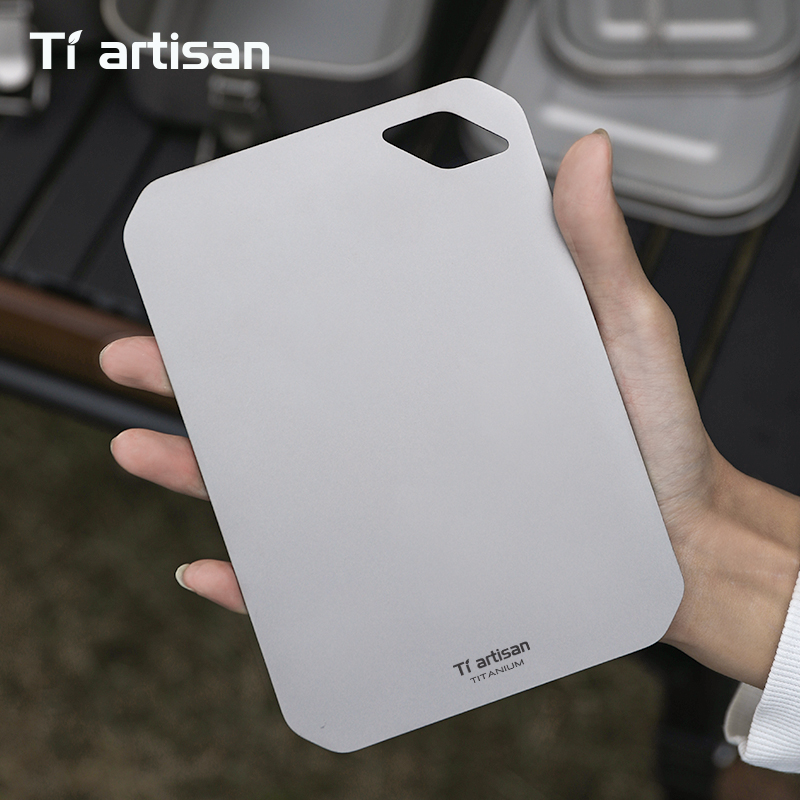 Tiartisan Pure Titaniuim Mini  - Camp Cutting Board ulasan dan harga