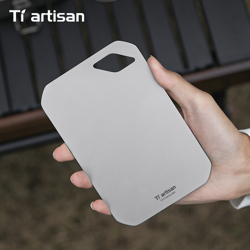 Tiartisan Pure Titaniuim Mini  - Camp Cutting Board ulasan dan harga