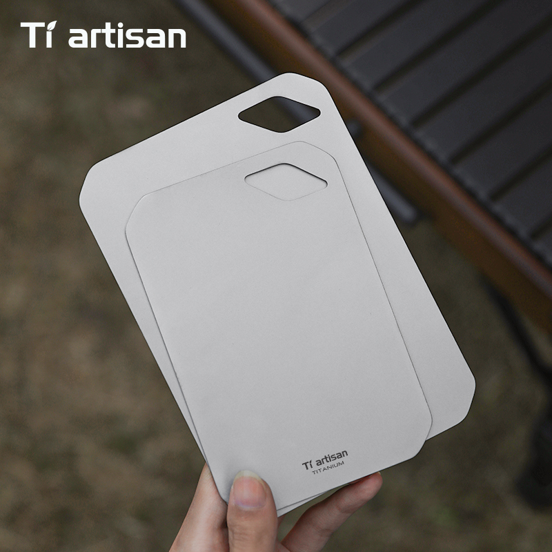 Tiartisan Pure Titaniuim Mini  - Camp Cutting Board ulasan dan harga