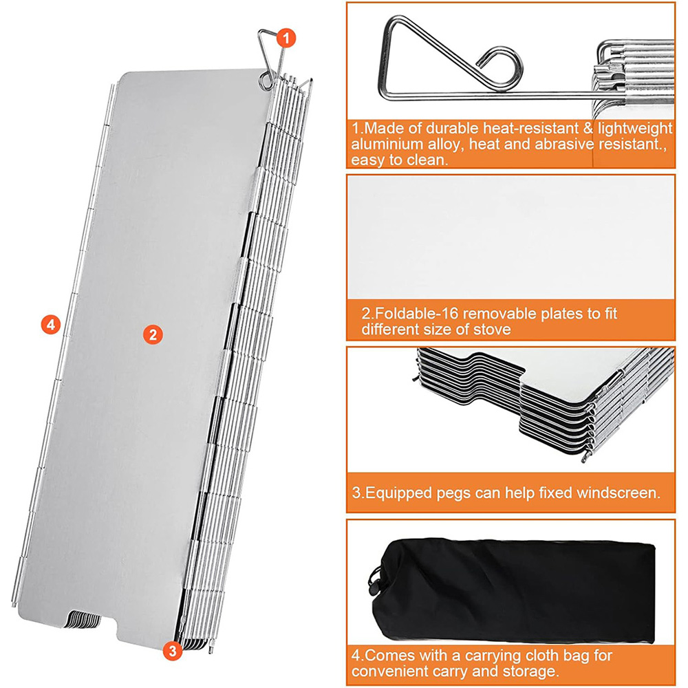 8/9/10/12/14/16 Plates Folding - Camping Cooking Set Lightweight ulasan dan harga
