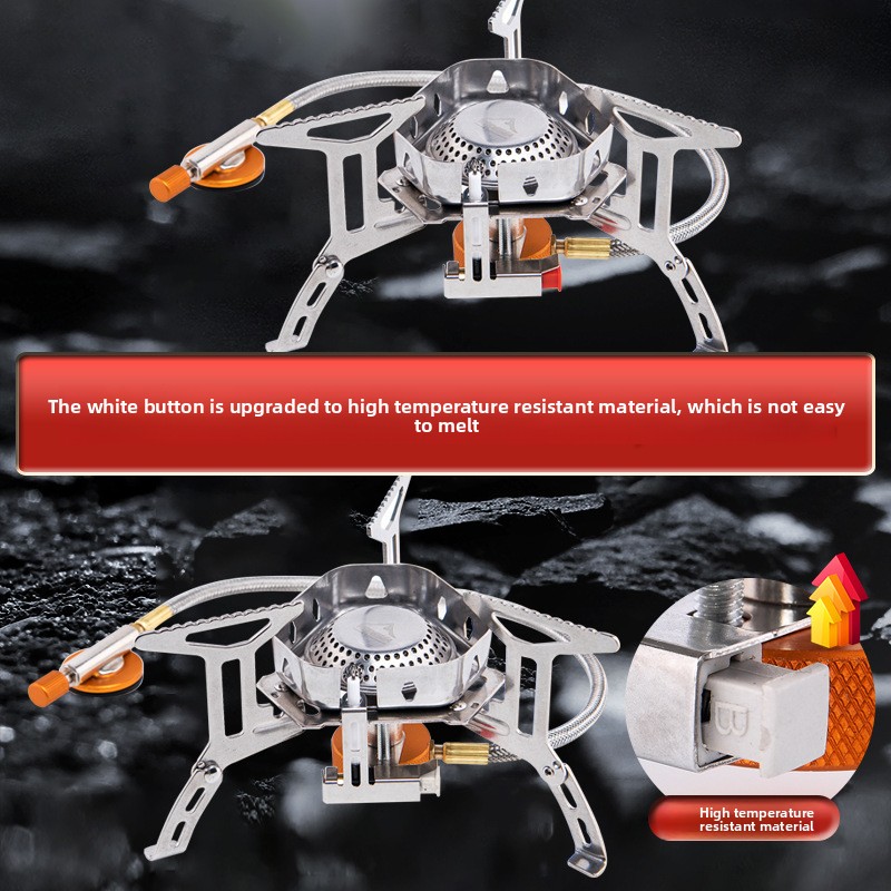 Split-type portable windproof  - Camping Cooking Gas Canister ulasan dan harga