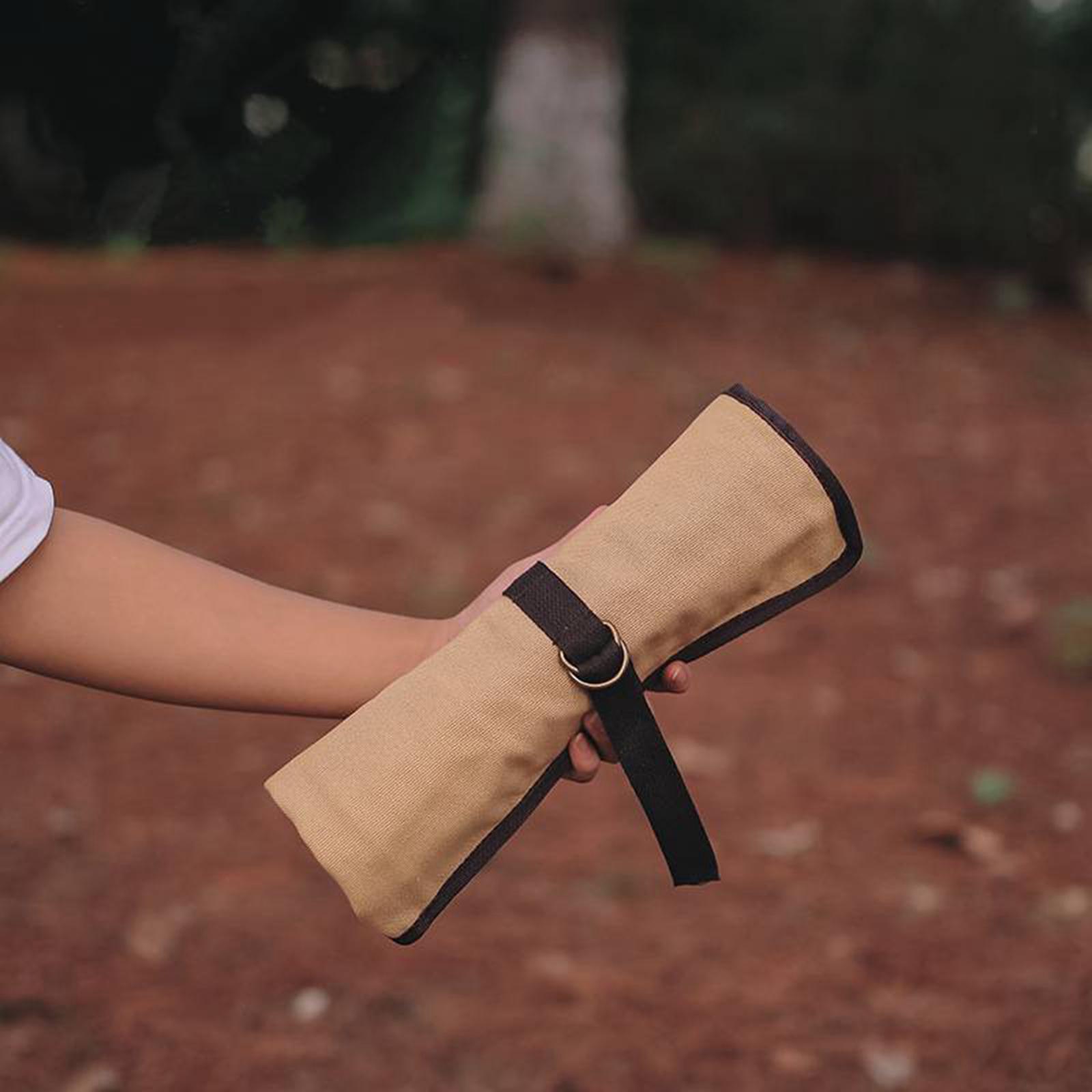 Portable Camping Utensil Roll  - Camping Cooking Utensils Storage ulasan dan harga