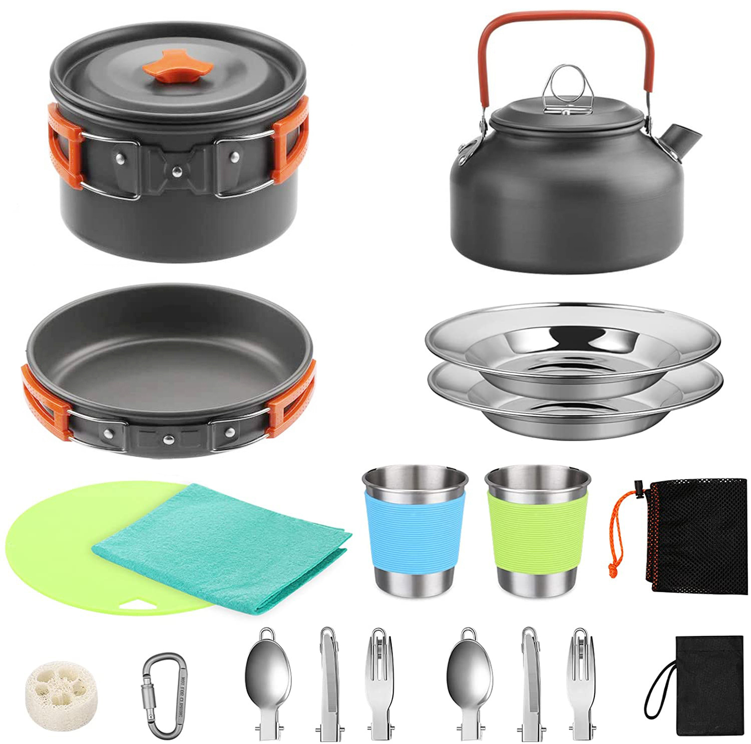 Complete 2-3 Person Camping Co - Camping Cooking Easy ulasan dan harga
