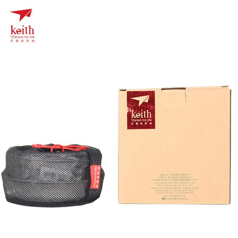 Keith 3PCS Titanium Cookware P - Camping Cooking Pan ulasan dan harga