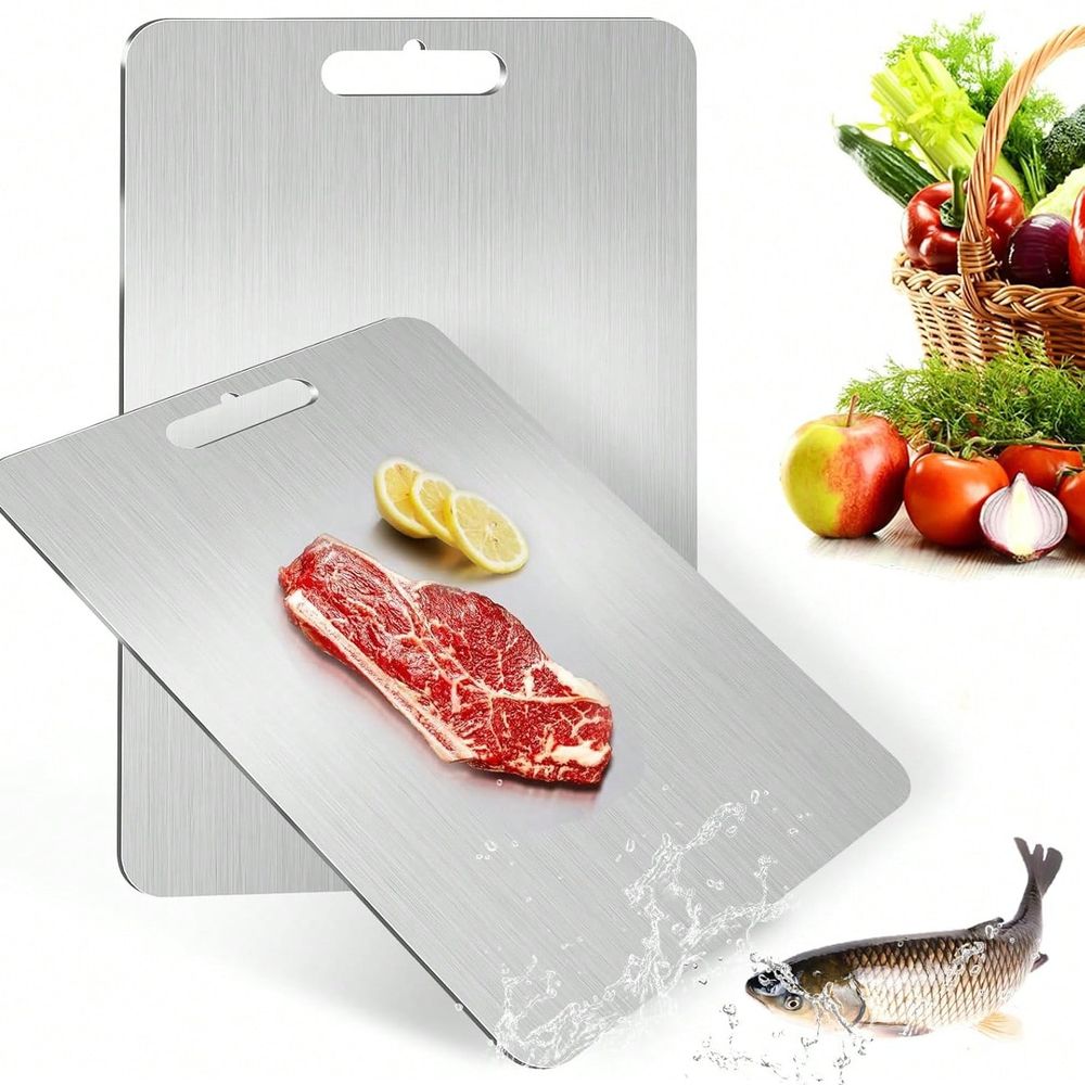 Pcs Stainless Steel Cutting Bo - Camp Cutting Board ulasan dan harga