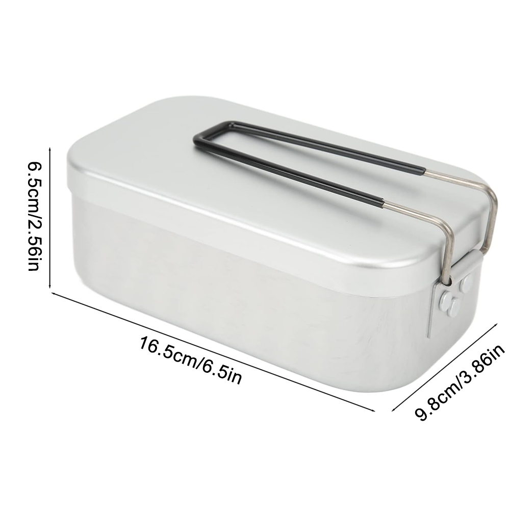 800ML Aluminum Lunch Boxes Out - Camping Cooking Books ulasan dan harga