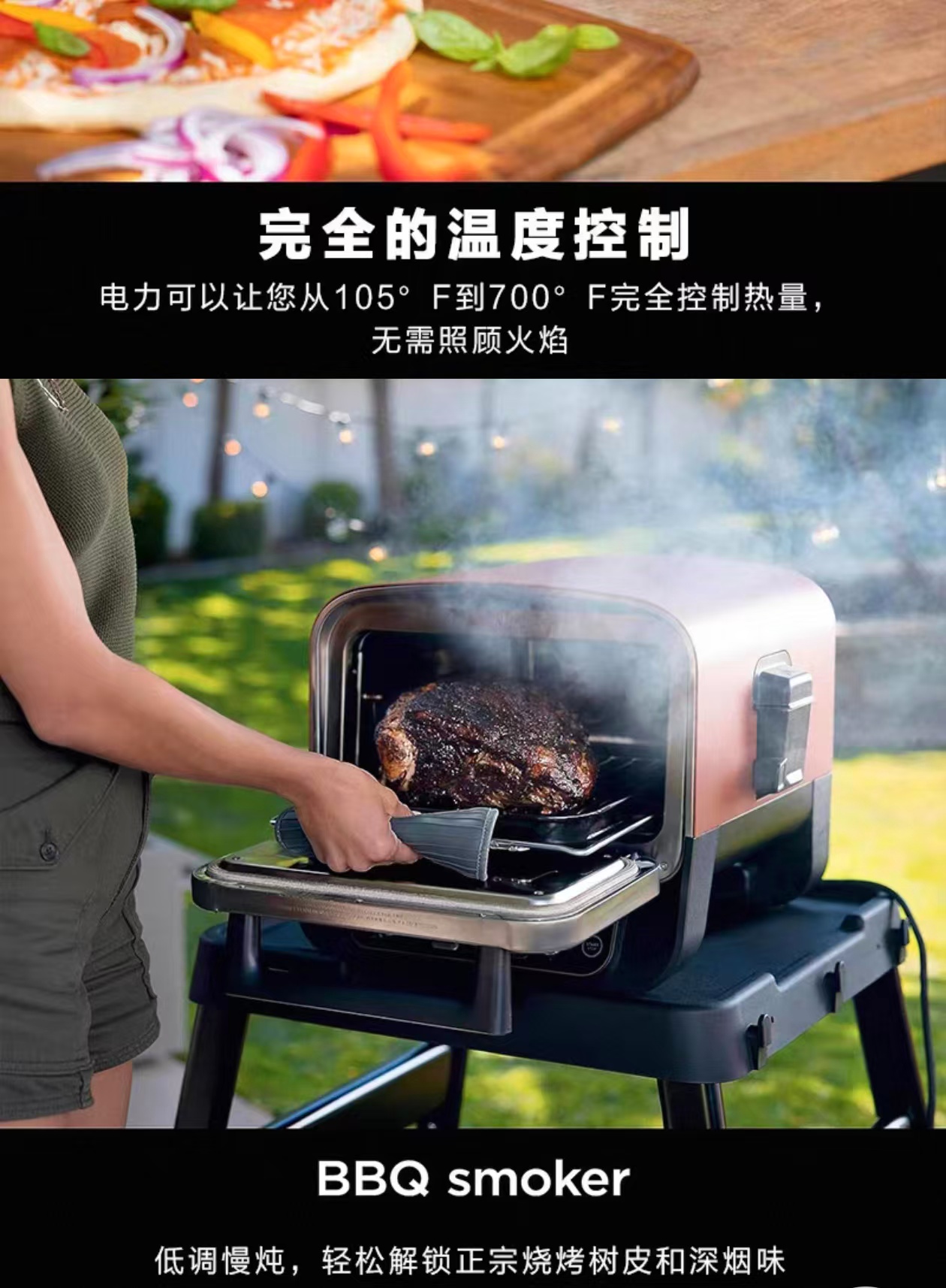 2026 Outdoor Pizza Oven for El - Camping Cooking Electric ulasan dan harga