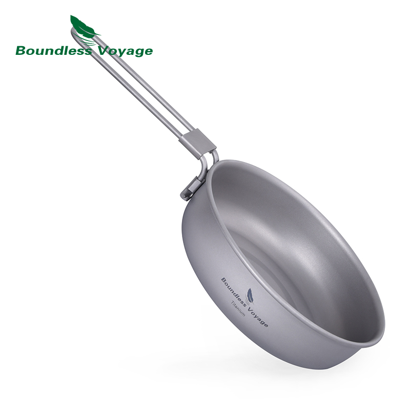 Boundless Voyage Ultra-light T - Camping Cooking Pan ulasan dan harga