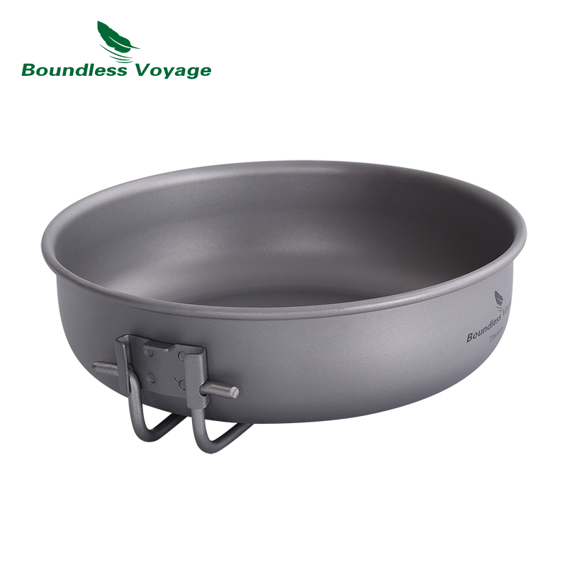 Boundless Voyage Ultra-light T - Camping Cooking Pan ulasan dan harga